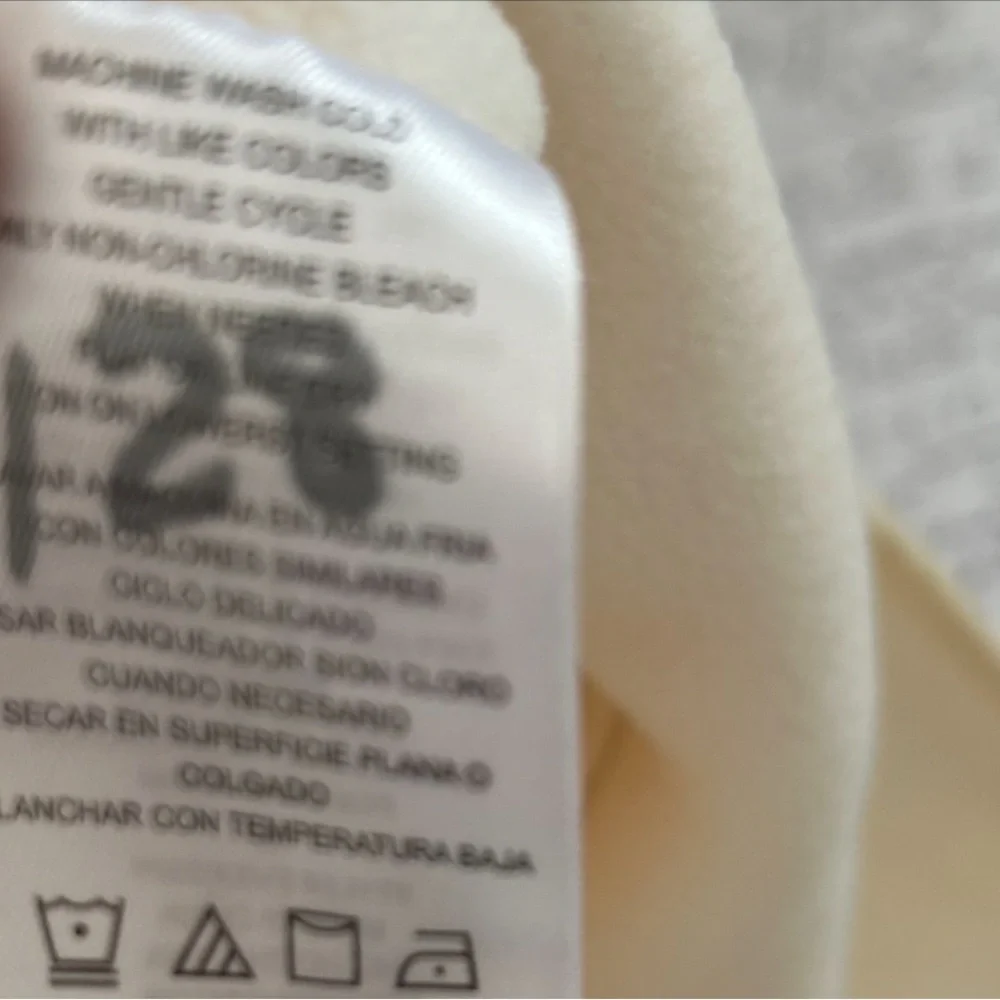 Plush textured jacket Sherpa fleece liner cozy Crewneck liner  w/ snap closure M - Picture 5 of 7